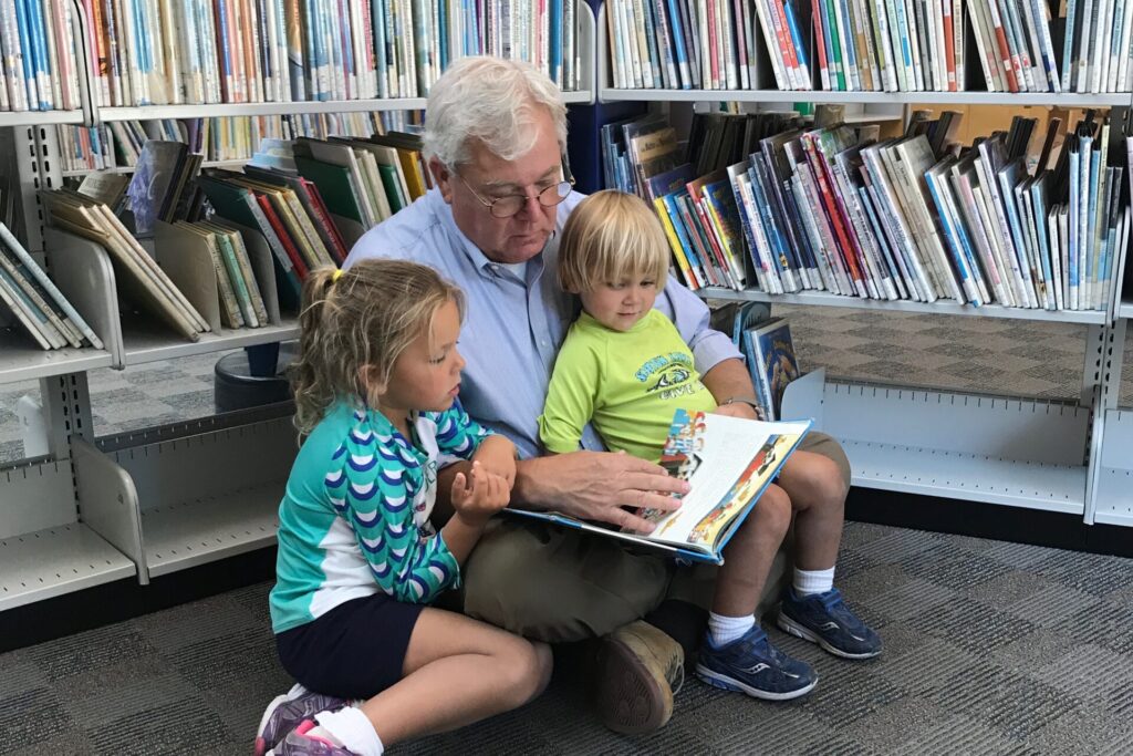 VNC Grandfather Reading